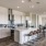 Modern open concept kitchen in penthouse at The Drake